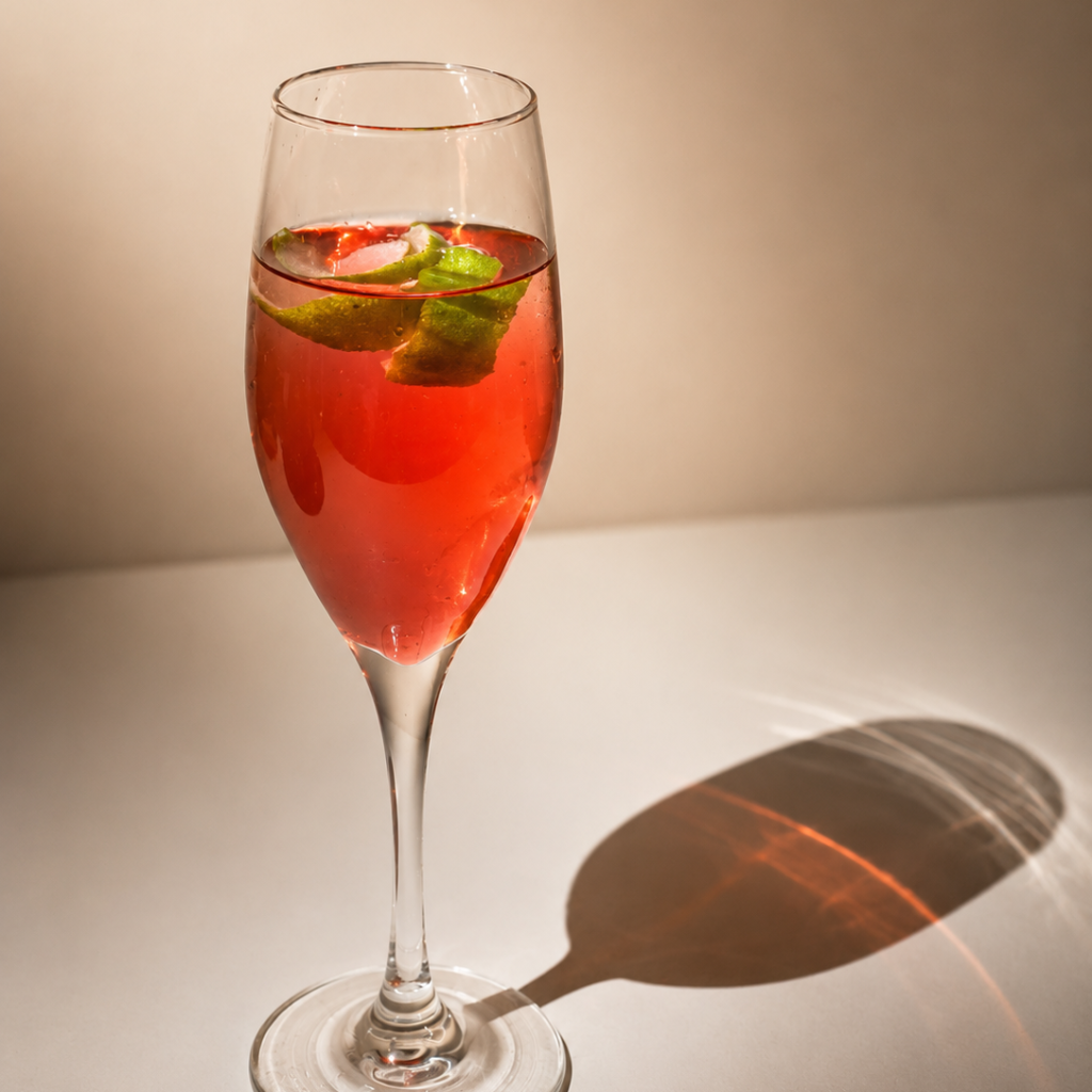 copa bebida roja